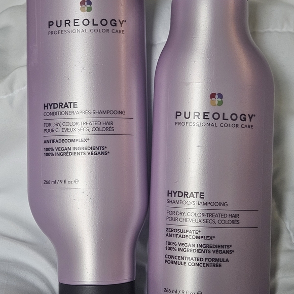 Pureology Other - Pureology Hydrate Shampoo & Conditioner - Dry, Colored Treated Hair - SET